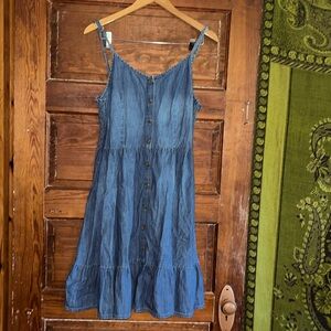 Denim dress size L